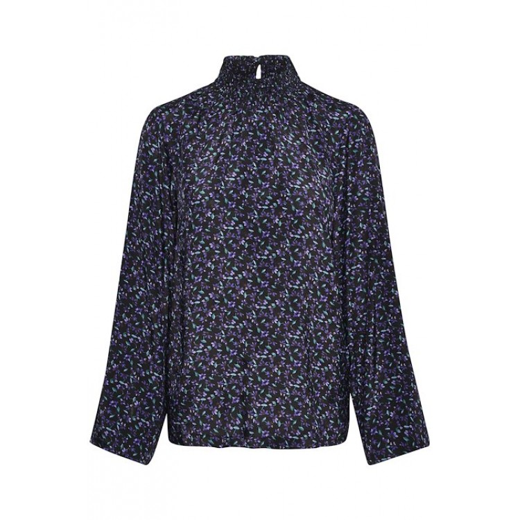 Kaffe KApollie Blouse paars gemeleerd Kaffe KApollie Blouse paars gemeleerd